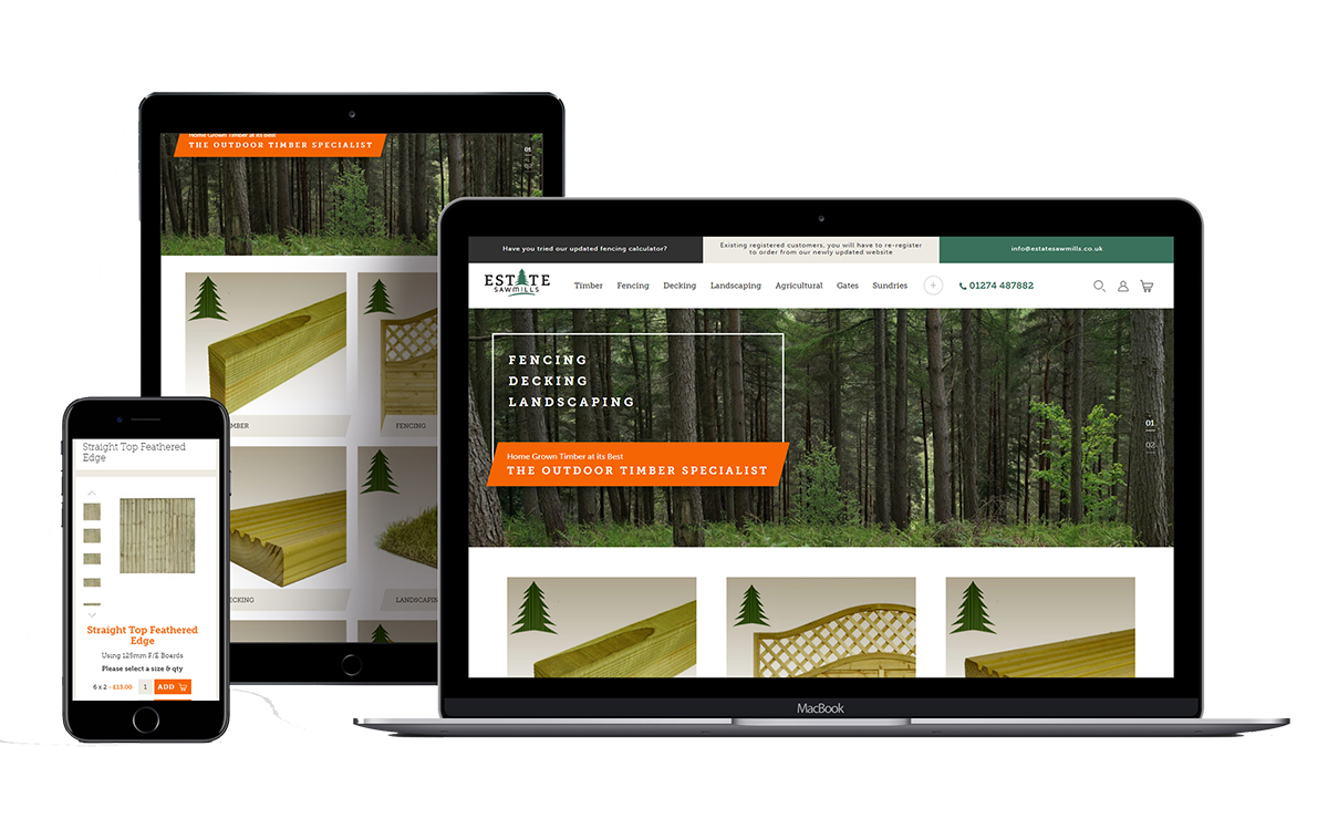 Estate Sawmills Website Design